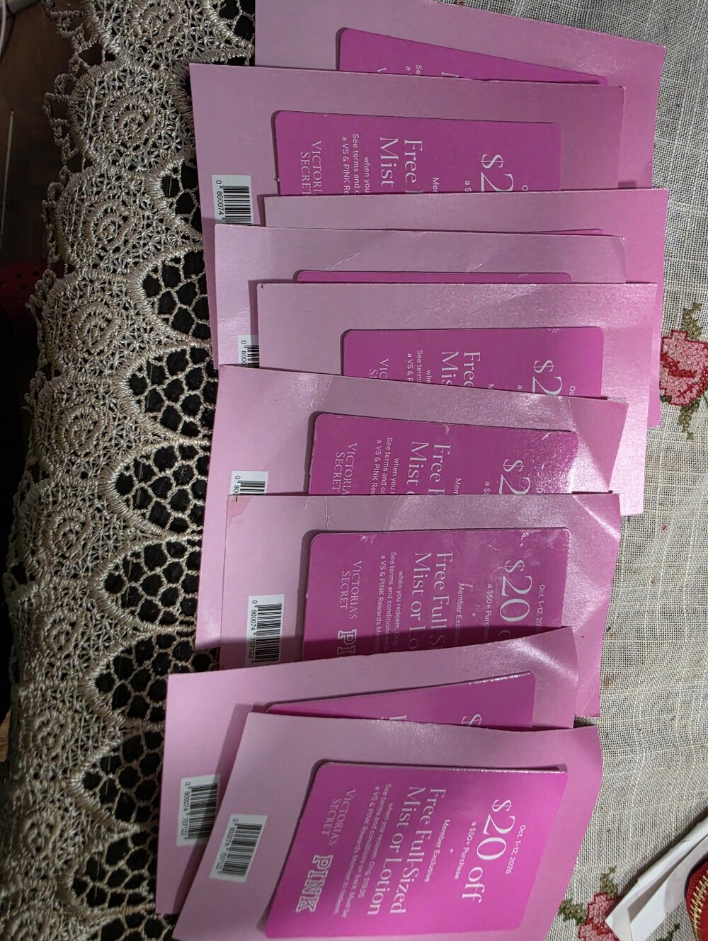 Victoria's Secret PINK Cupons Cards